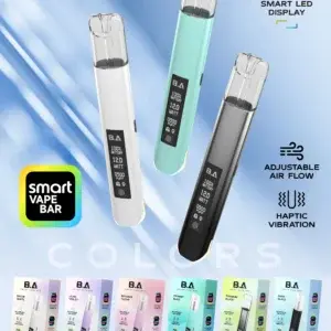 B.A 一代可調式主機 LED 顯示屏 發光霧化桿 (兼容所有一代煙彈 台灣熱銷新款)
