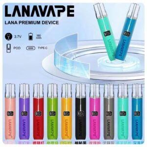 LANA 皮革充電式主機 液晶螢幕顯示電量｜質感霧化桿 長效續航